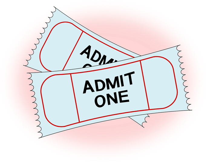 Pin Tickets Clip Art - Movie Tickets Clipart (958x737)