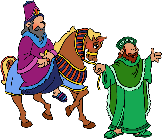 Mordecai And Haman - Bible Stories Clipart (648x566)