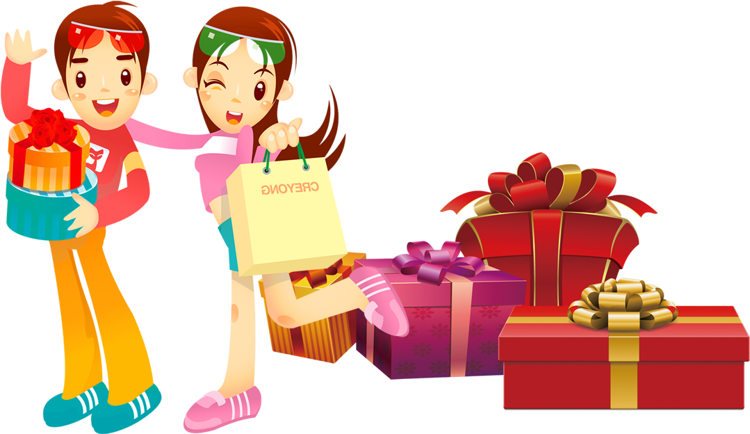 Cartoon Shopping Illustration - Cartoon Shopping Illustration (1188x738)