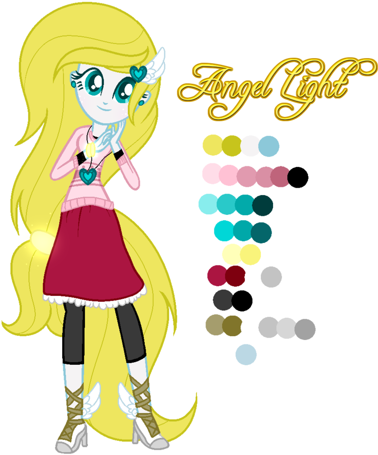 [[angel Light Equestria Girl]] By Angellightyt - Cartoon (809x987)