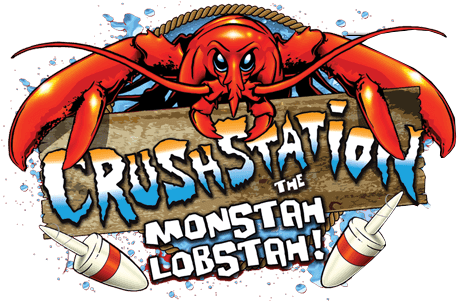 The Monstah Lobstah - Crushstation Monster Truck Logo (460x500)