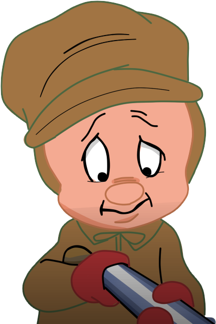 Hortelino Troca-letras By Heartpm - Elmer Fudd Png Free (652x694)