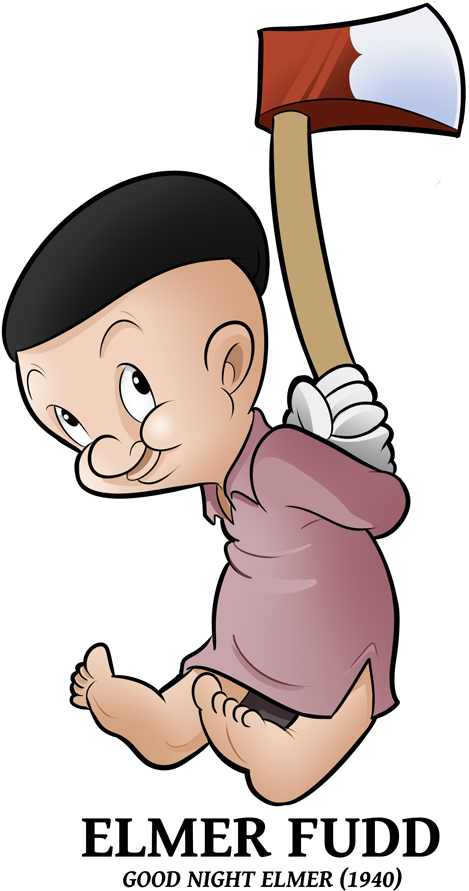 Elmer Fudd By Boscoloandrea - Merrie Melodies (581x900)