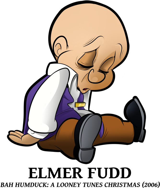 25 Looney Of Christmas - Looney Toons Elmer Fudd (682x800)