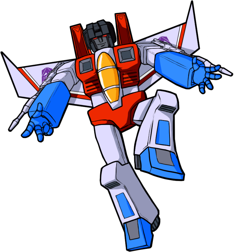 Starscream G1 By Megalorvi - Starscream Transparent (812x875)