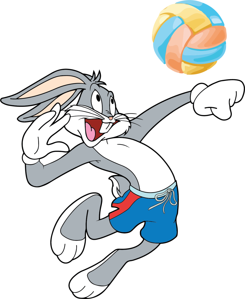 Bugs Bunny Daffy Duck Elmer Fudd Volleyball Easter - Bugs Bunny Daffy Duck Elmer Fudd Volleyball Easter (1024x1252)
