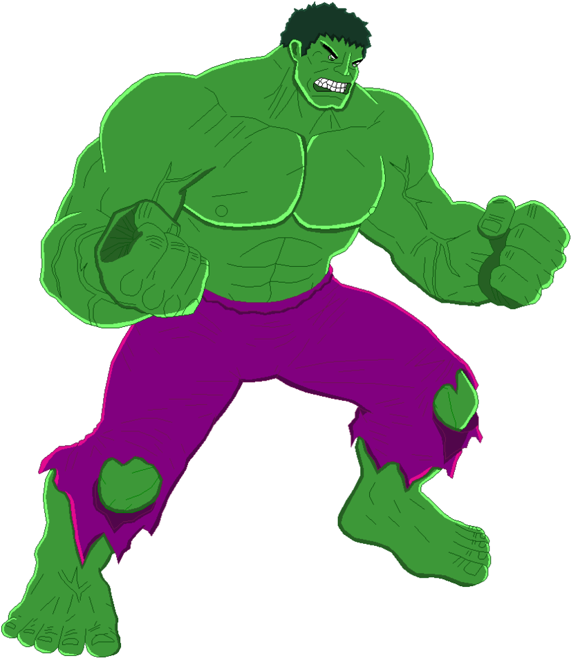 Hulk By Mollyketty - L Incredibile Hulk Cartone Animato (834x957)