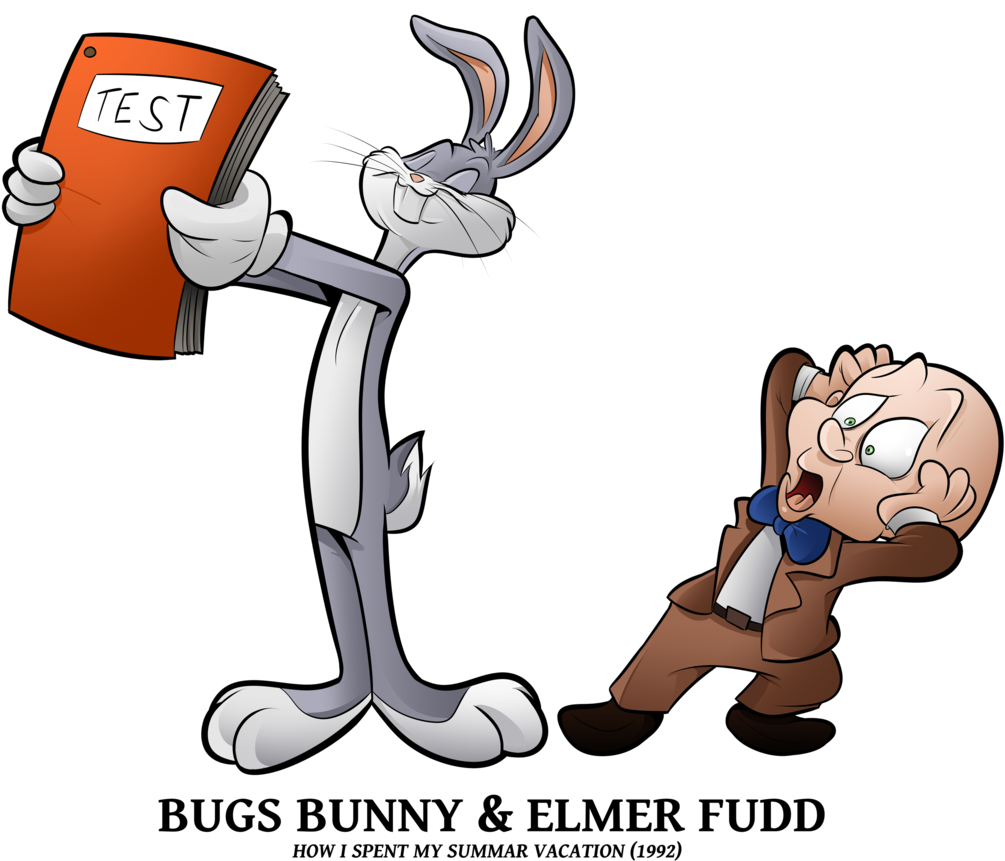 Bugs N Elmer By Boscoloandrea - Merrie Melodies (1024x879)