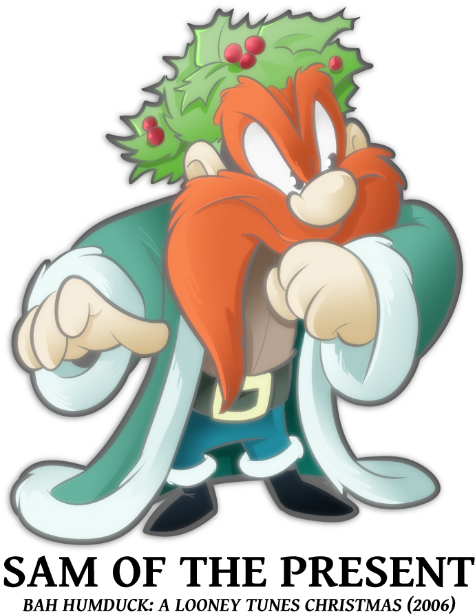 25 Looney - Bah Humduck A Looney Tunes Christmas Characters (832x900)