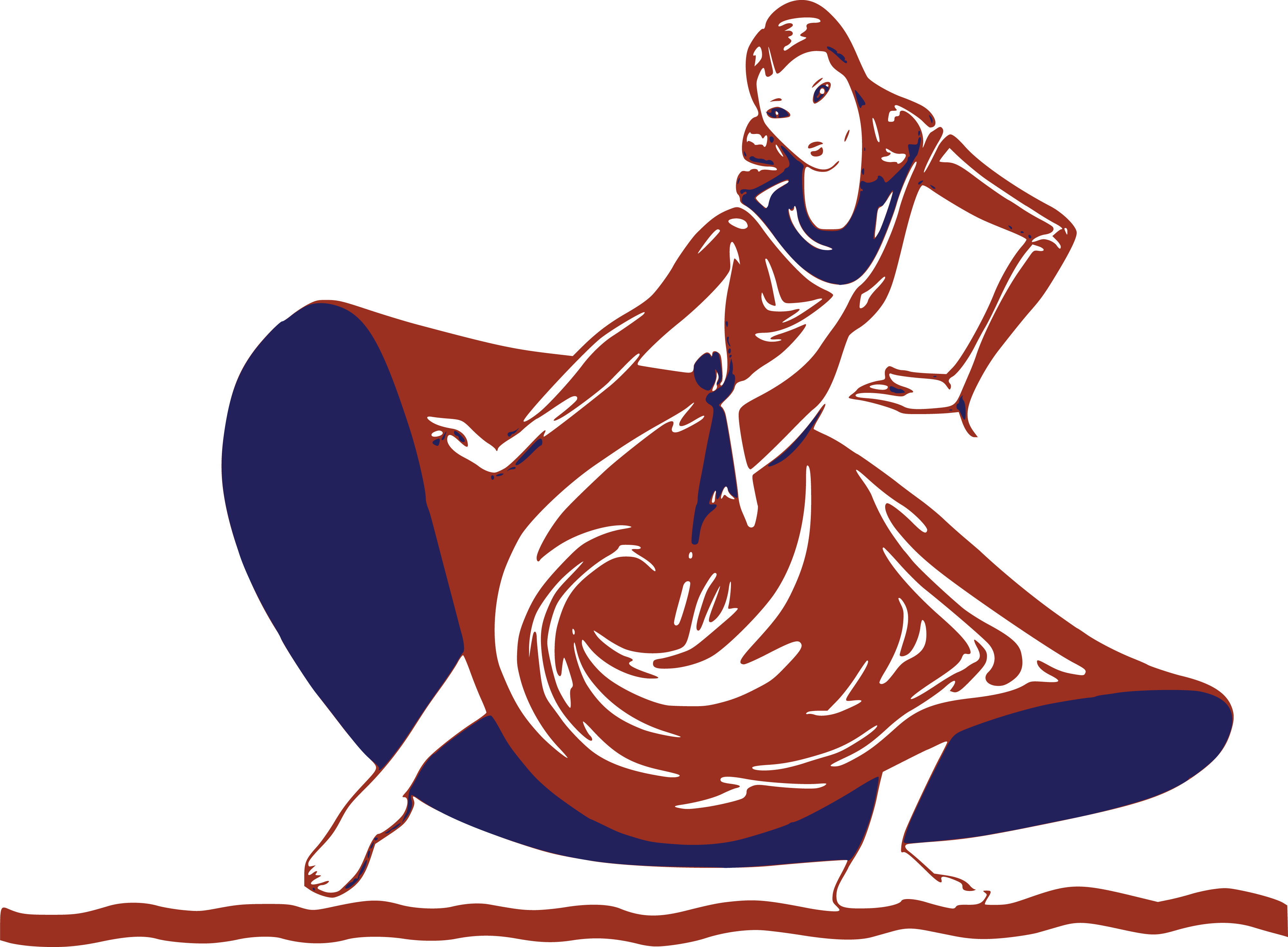 Free Clipart Of A Dancing Lady - Dance Clipart (4000x2941)