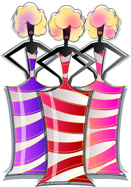 Woman, Dancing, Girls, Dress - Clip Art (448x640)
