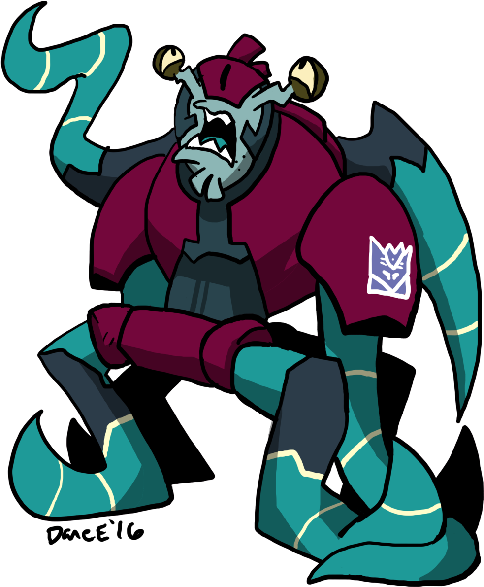 Rid Octopunch By Blueike Transformers - Cartoon (1024x1280)