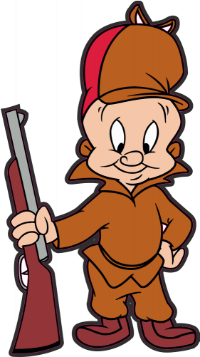 Autocollant Elmer Fudd - Elmer Fudd (life Size Stand Up) (500x500)