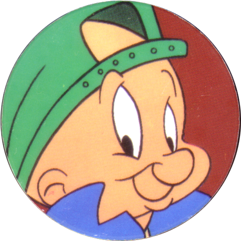 Flippos > 101 120 Mega Flippo 109 Elmer Fudd - Elmer Fudd Up-cycled Tazo Necklace On 30" Dog Tag Chain (500x500)