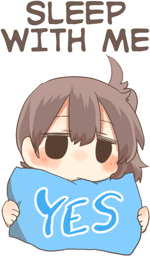Sleep With Me Yes Fanimecon Face Nose Facial Expression - Kantai Collection Kaga Chibi (309x515)