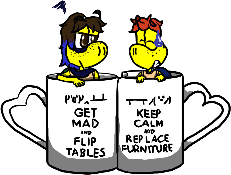 Table Flip/keep Calm Meme - Cartoon (963x829)