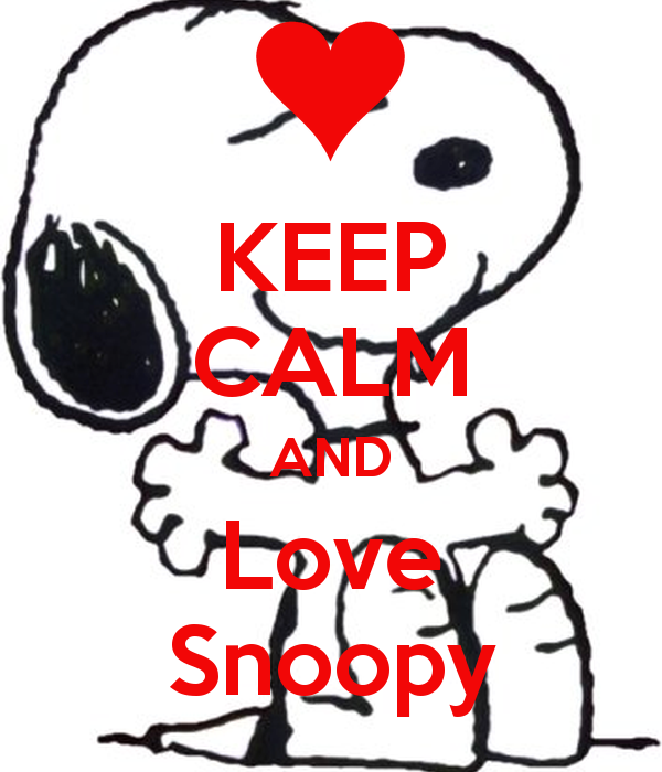 Keep Calm And Love Snoopy By Bradsnoopy97 - Thank You Snoopy (600x700)
