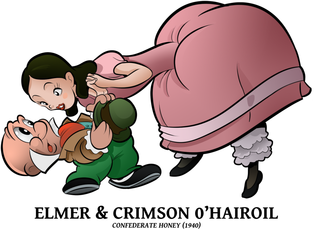 Elmer N Crimson O'hairoil By Boscoloandrea - Confederate Honey Merrie Melodies (1024x766)