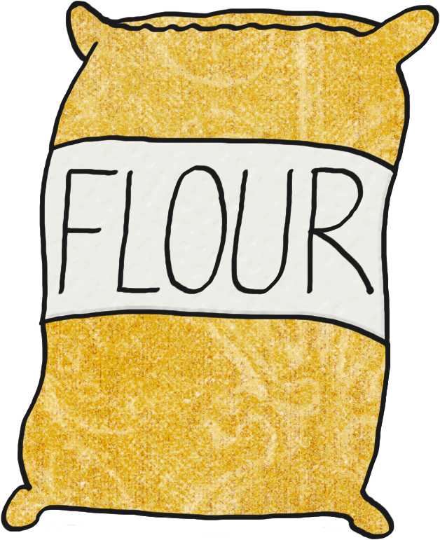 These Are For Personal Use Only - Flour Clipart Transparent Background (628x771)