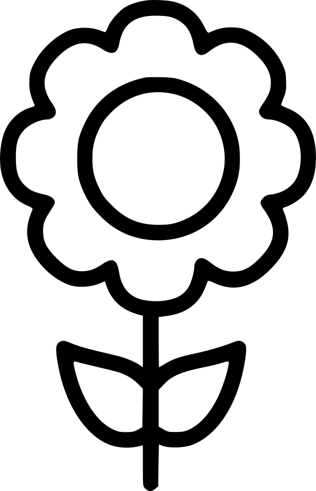 Sunflower Comments - Vaso De Flor Desenho (632x980)