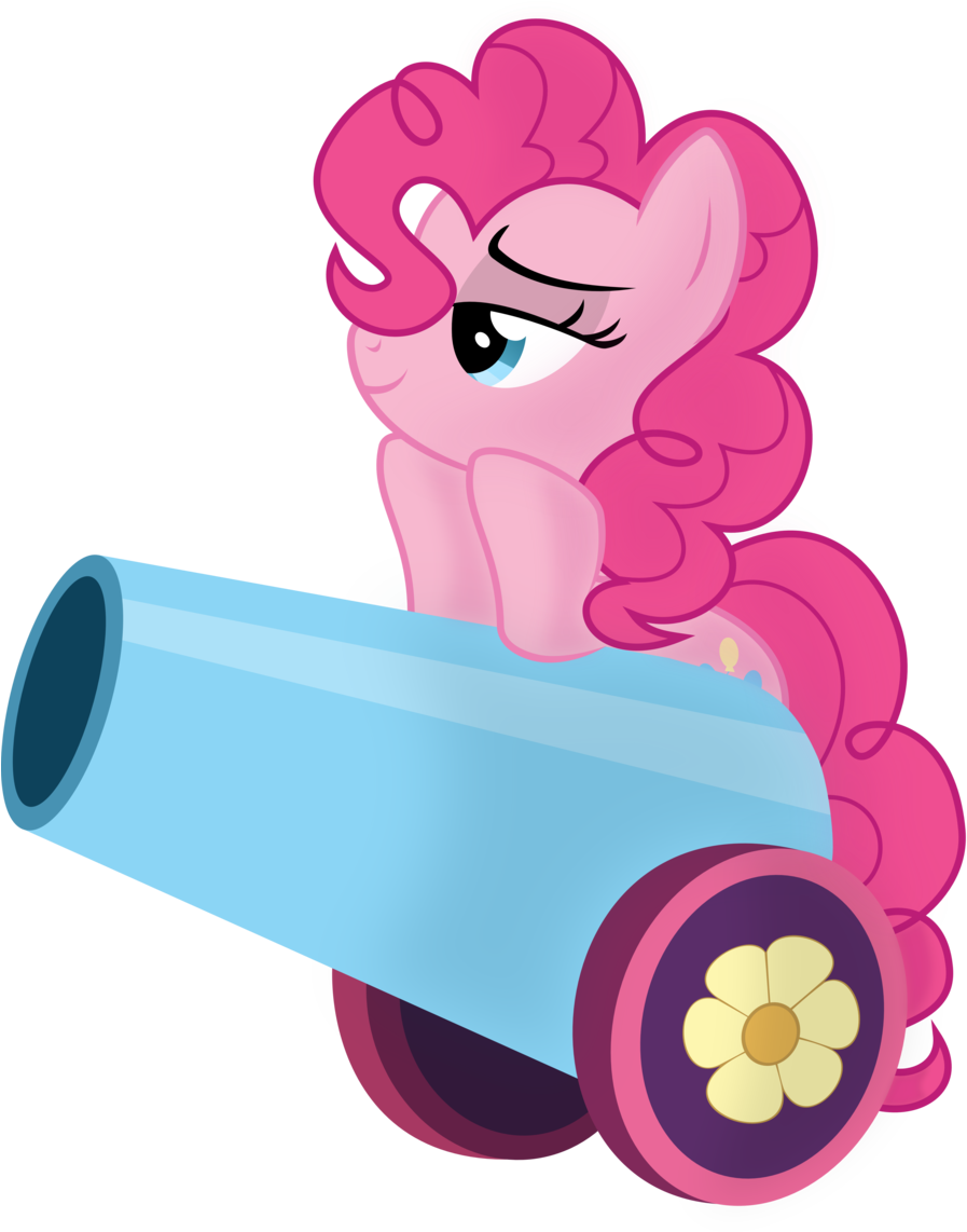 Pinkie Pie Fluttershy Rarity Rainbow Dash Applejack - Pinkie Pie Party Cannon (900x1158)