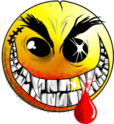 Just Stay Calm Now - Smiley Doigt D Honneur (400x400)