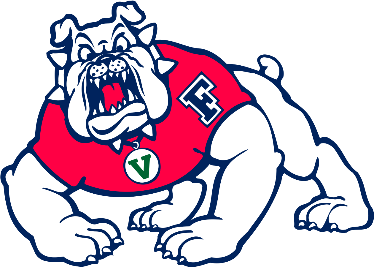 Fresno State Bulldogs - Fresno State University Mascot (1261x899)