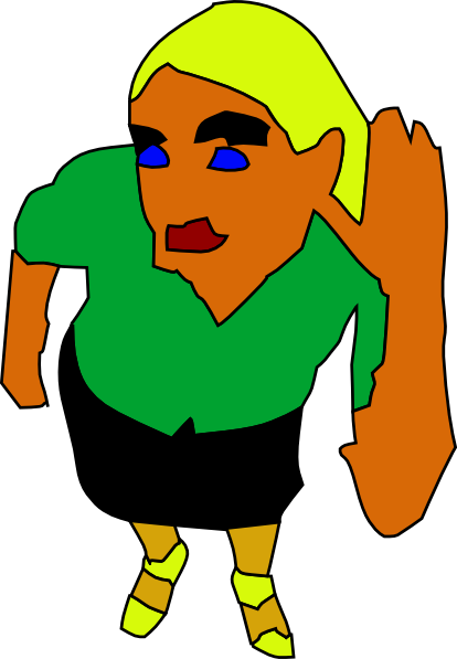 Scary Clip Art At Clker - Royalty-free (414x597)