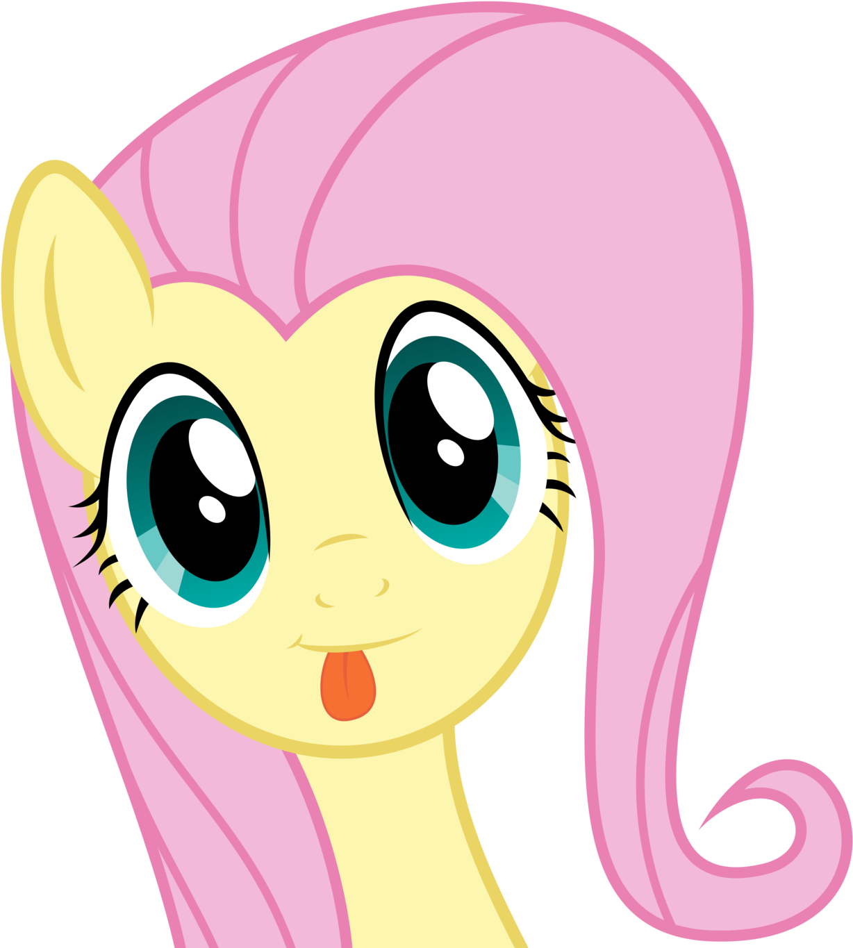 Fluttershy Being Cute [without Hoody] By Infinitoa - My Little Pony: Friendship Is Magic (1280x1368)