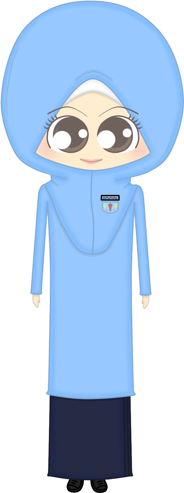 Esok Kan Dah Nak Sekolah - Cartoon (600x1600)