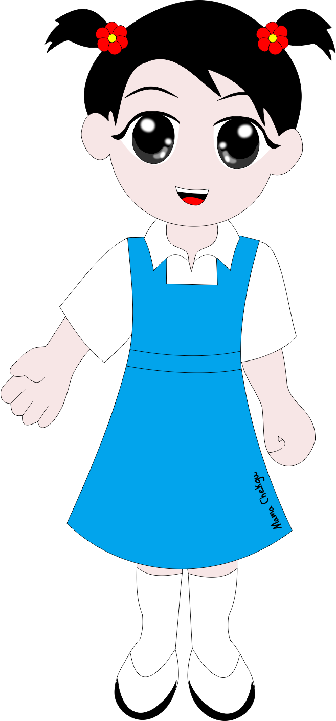 Ni Mc Upload Student Sekolah Menengah & Sekolah Rendah - Murid Sekolah Rendah Clipart (657x1408)