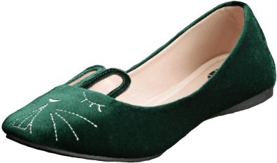 Green Pairs Of Animal Shoes That Are Just As Cute As - Shoes Animal Flat (400x319)