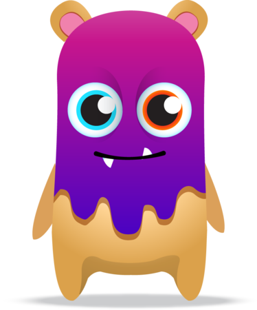 Class Dojo Rewards - Class Dojo Purple Monsters (374x450)