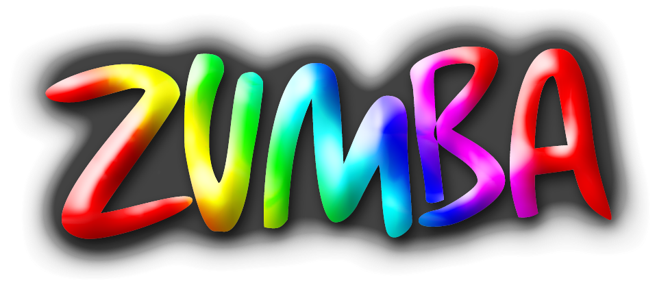 Zumba Rainbow Png - Zumba Logo Rainbow (1140x415)
