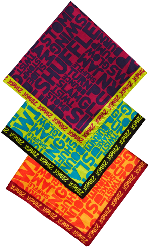Shout-out Bandanas - 3 Pack - Accessories - Zumbawear™ - Graphic Design (500x500)