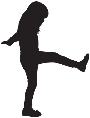 Silhouette Of Girl Clipart The Arts Image Pbs Learningmedia - Silhouette (301x399)