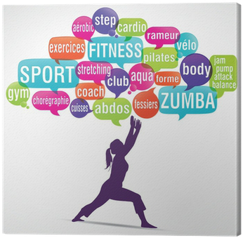 Nuage De Mots Bulles Silhouette - Keep Fit Twin Duvet (400x400)