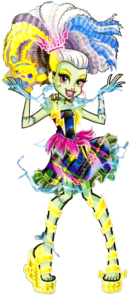Frankie Stein - Monster High Electrified Frankie Stein (463x1015)