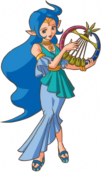 Nayru, The Goddess Of Wisdom From The Legend Of Zelda - Legend Of Zelda Oracle Of Ages Nayru (353x599)