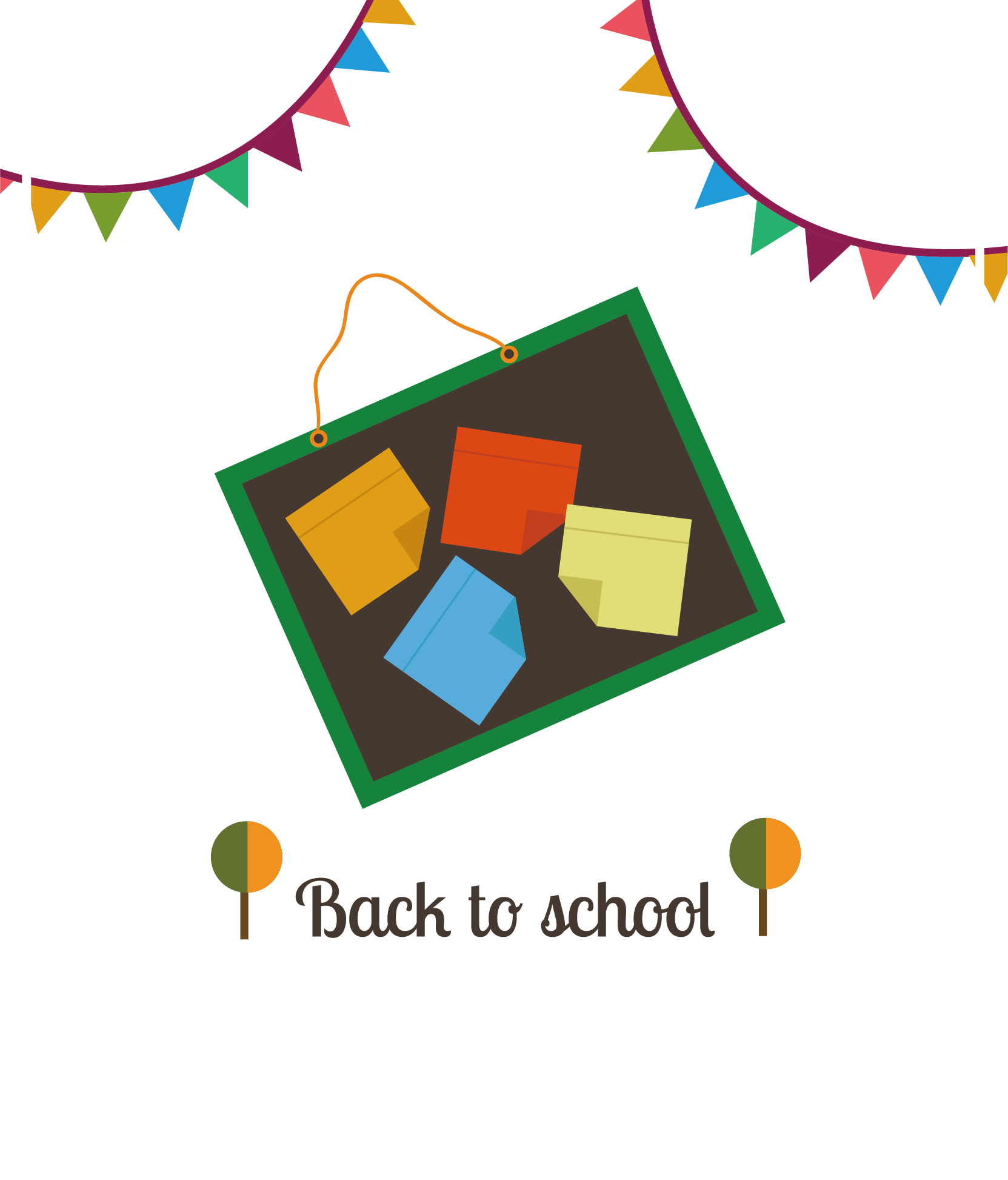 Back To School Vector - Back To School Vector (1663x1946)