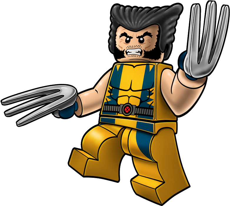 Wolverine Box Art - Wolverine Lego Png (902x843)