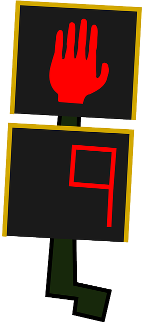 Walk Crossing, Crosswalk, Pedestrian, Red, Stop, Walk - Don T Walk Sign Clipart (320x640)