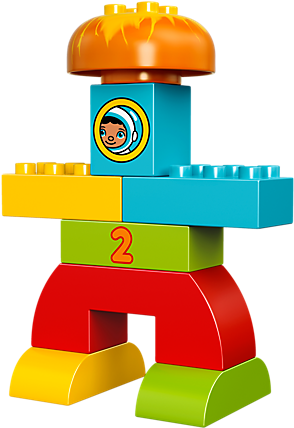 Lego Clipart Early - Lego Duplo My First Rocket 10815 (600x450)