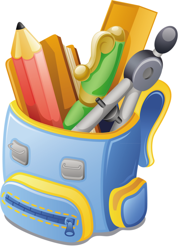 Growing Up Madison - School Supplies Vector Png (580x800)