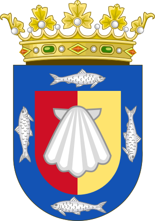 Spanish Colonial Coat Of Arms For The Californias - Cross Coat Of Arms (310x440)