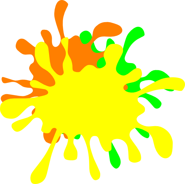 This Free Clip Arts Design Of Green Splat - Clip Art (600x598)