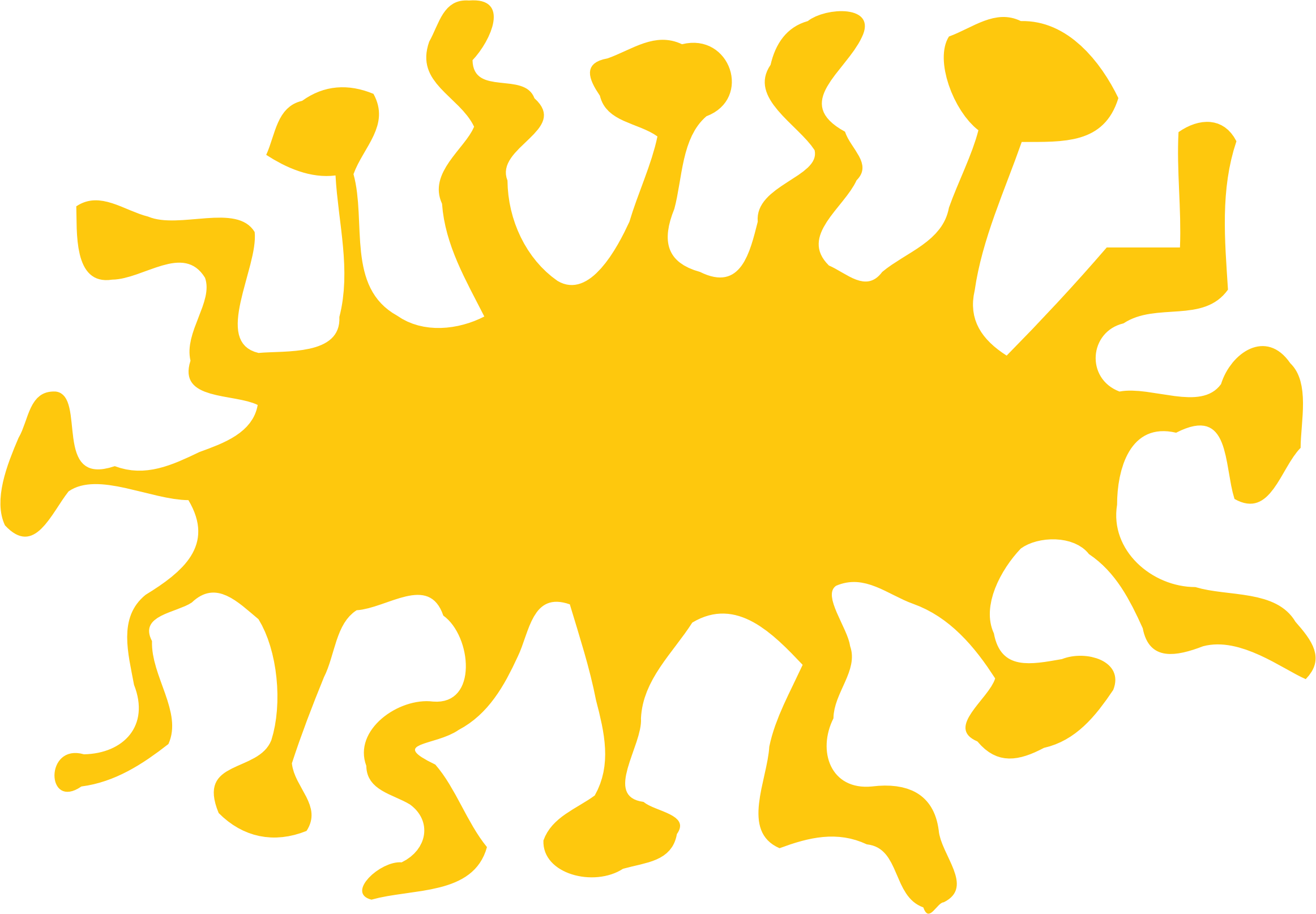 Yellow Clipart Splat - Portable Network Graphics (2324x1614)