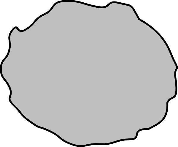 How To Set Use Big Gray Splat Svg Vector - Grey (600x496)