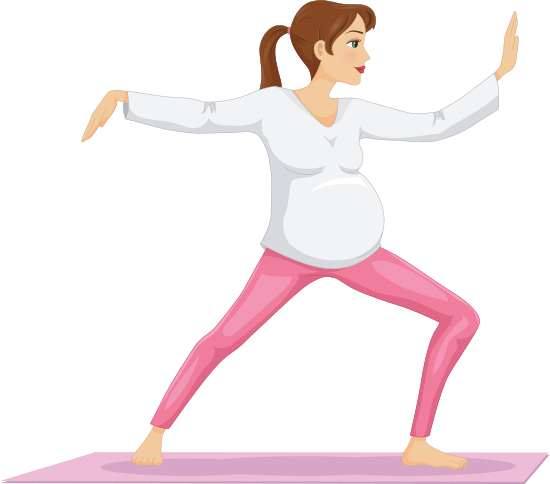 Girl Pregnant Tai Chi - Tai Chi (550x484)