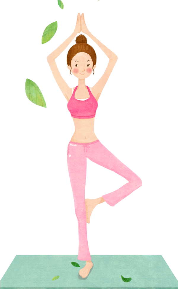 Yoga Cartoon Poster - Yoga Cartoon Poster (600x1000)